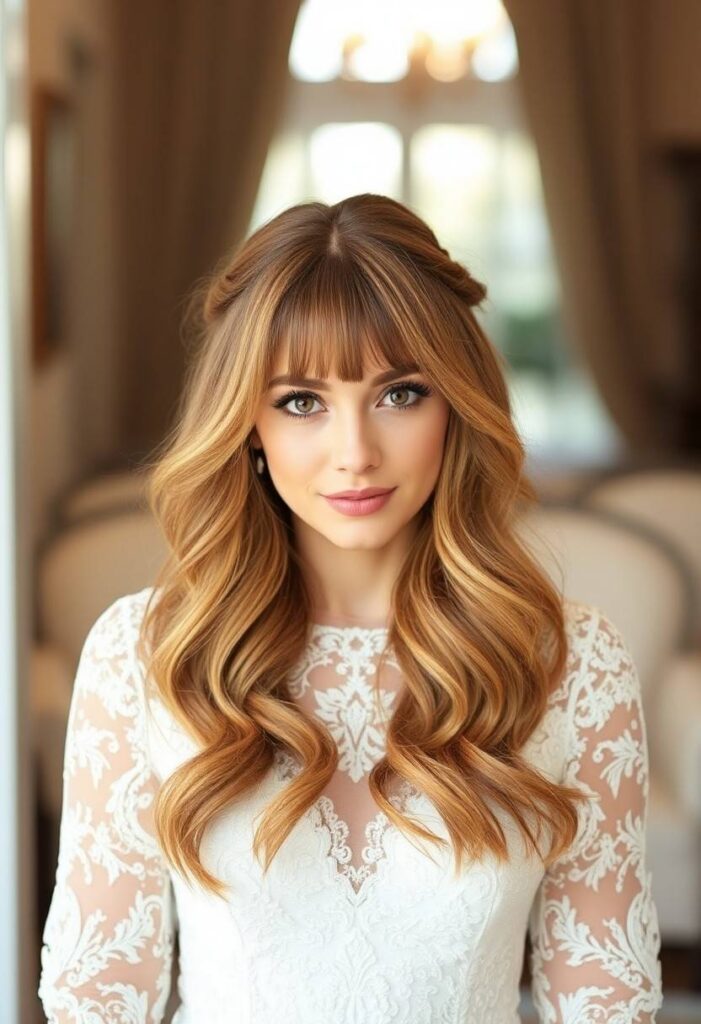 Wedding bangs